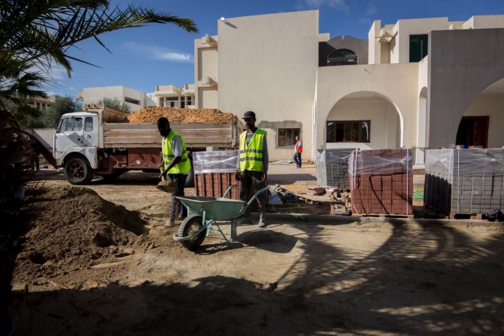 Works at the HNEC new Headquarters, November 2018. © UNDP.